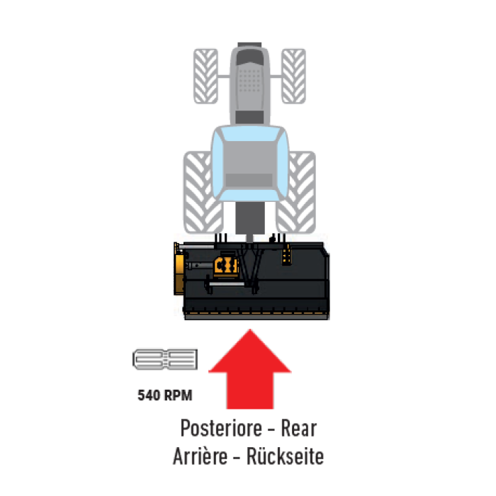 Роторна косарка-подрібнювач LIGHT 120