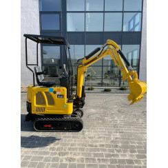 Gunter Grossmann GG1100 mini excavator with swing boom