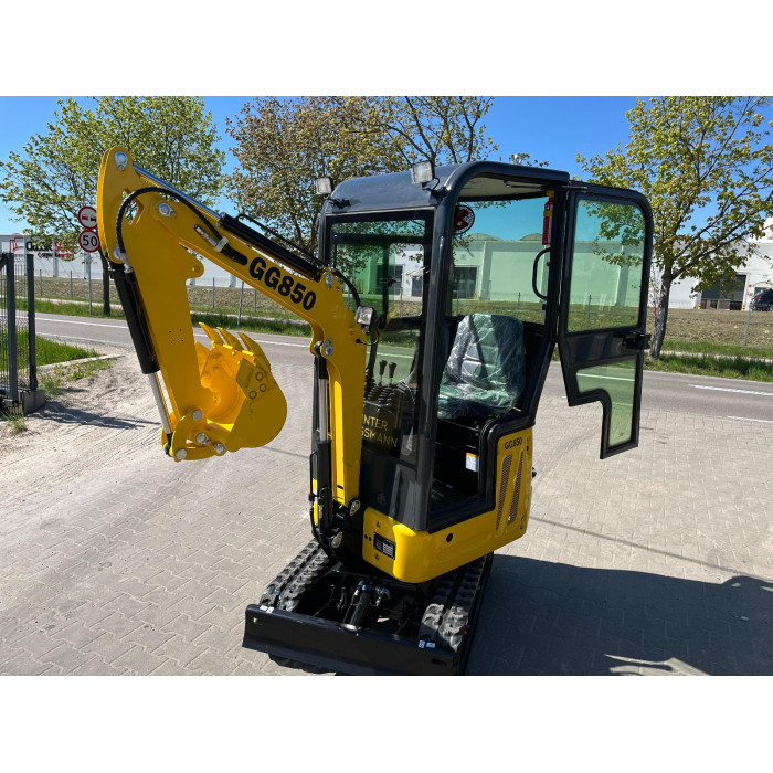 Мініекскаватор Gunter Grossmann GG850C (з кабіною)