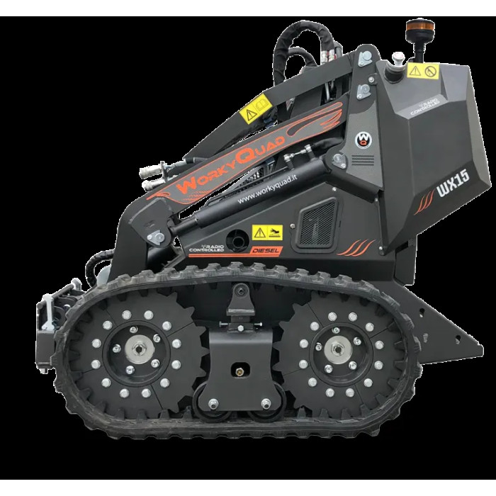 Радіокерований та гусеничний міні-навантажувач WX15 Rc